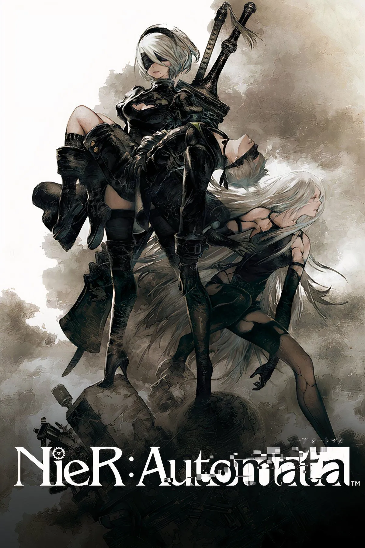 2B, nữ chiến binh người máy trong NieR:Automata, sẵn sàng chiến đấu trong một thế giới đổ nát nhưng đầy ẩn số