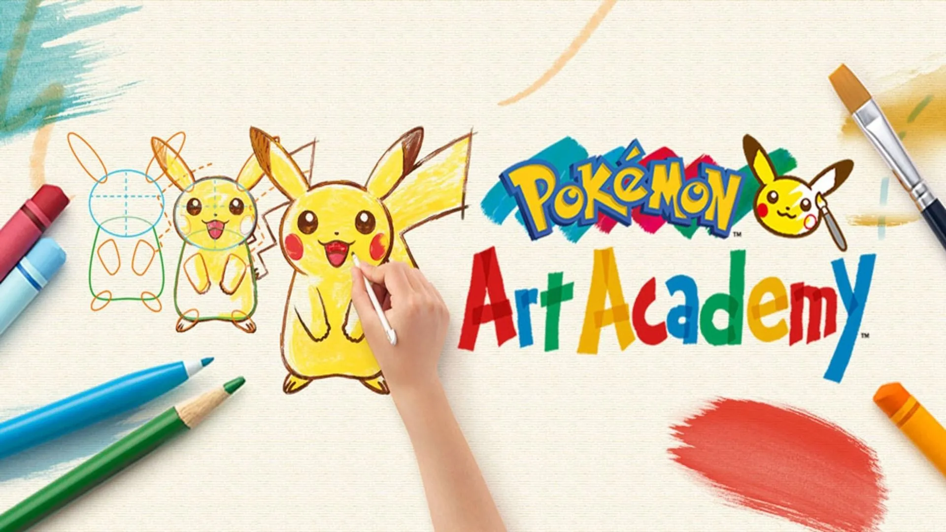 Ảnh bìa game dạy vẽ Pokémon Art Academy trên Nintendo 3DS