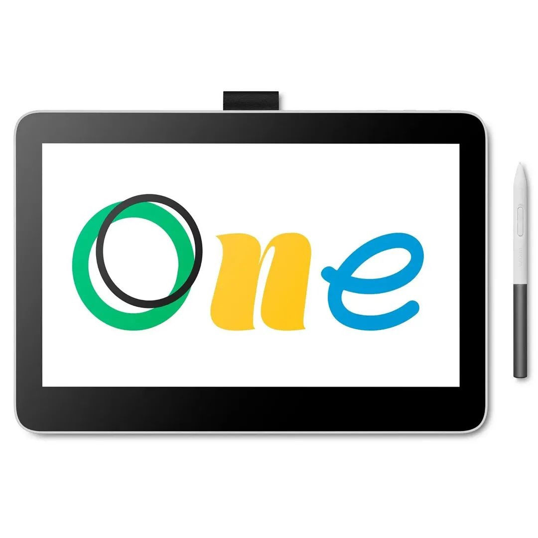 Bảng vẽ Wacom One 13 Touch Pen Display có màn hình hiển thị, tối ưu cho sáng tạo di động trên Chromebook.