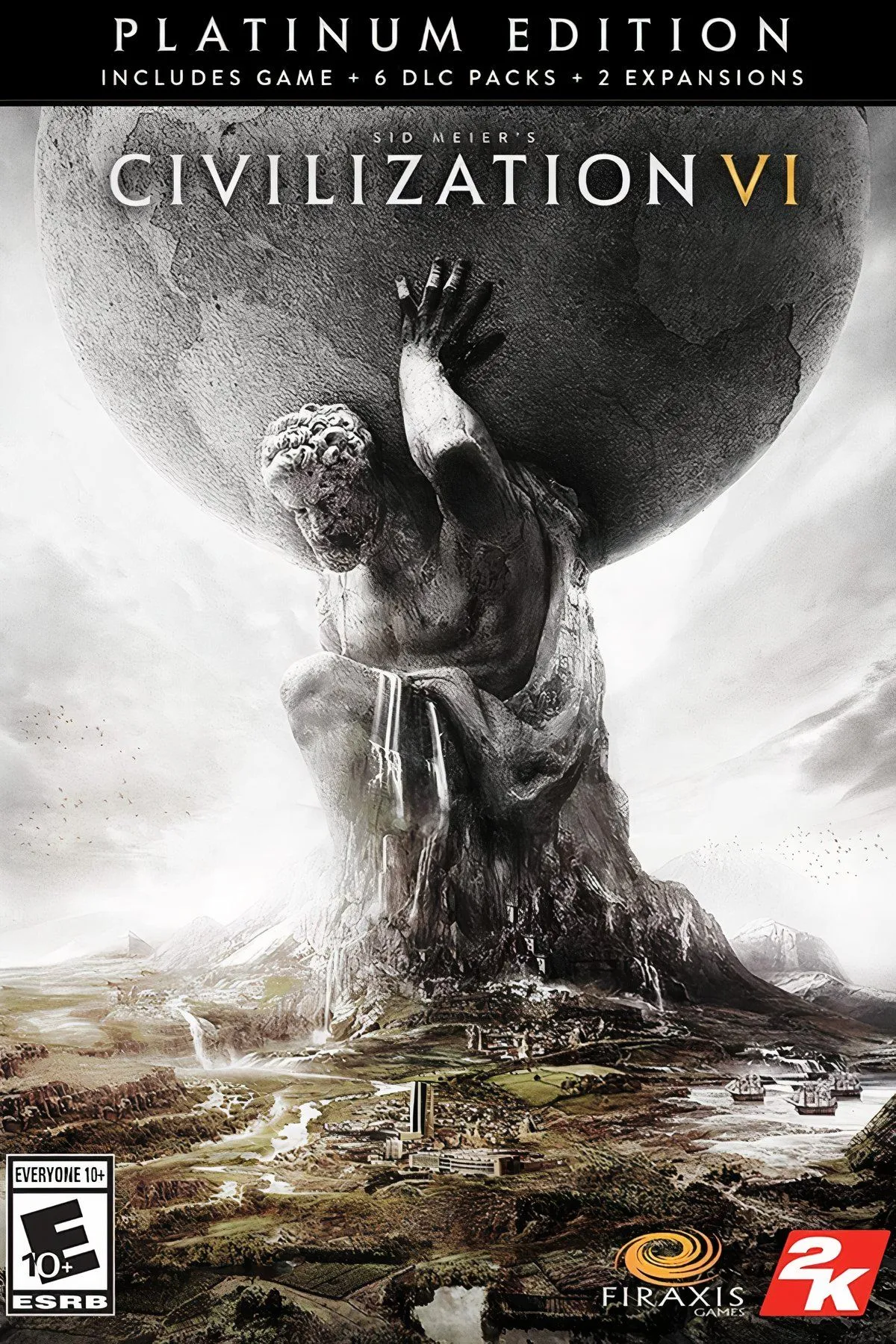 Bìa game Civilization VI Platinum Edition và thông báo miễn phí trên Epic Games