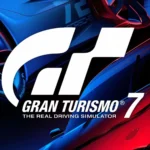 Bìa game Gran Turismo 7 với hình ảnh xe đua và logo game