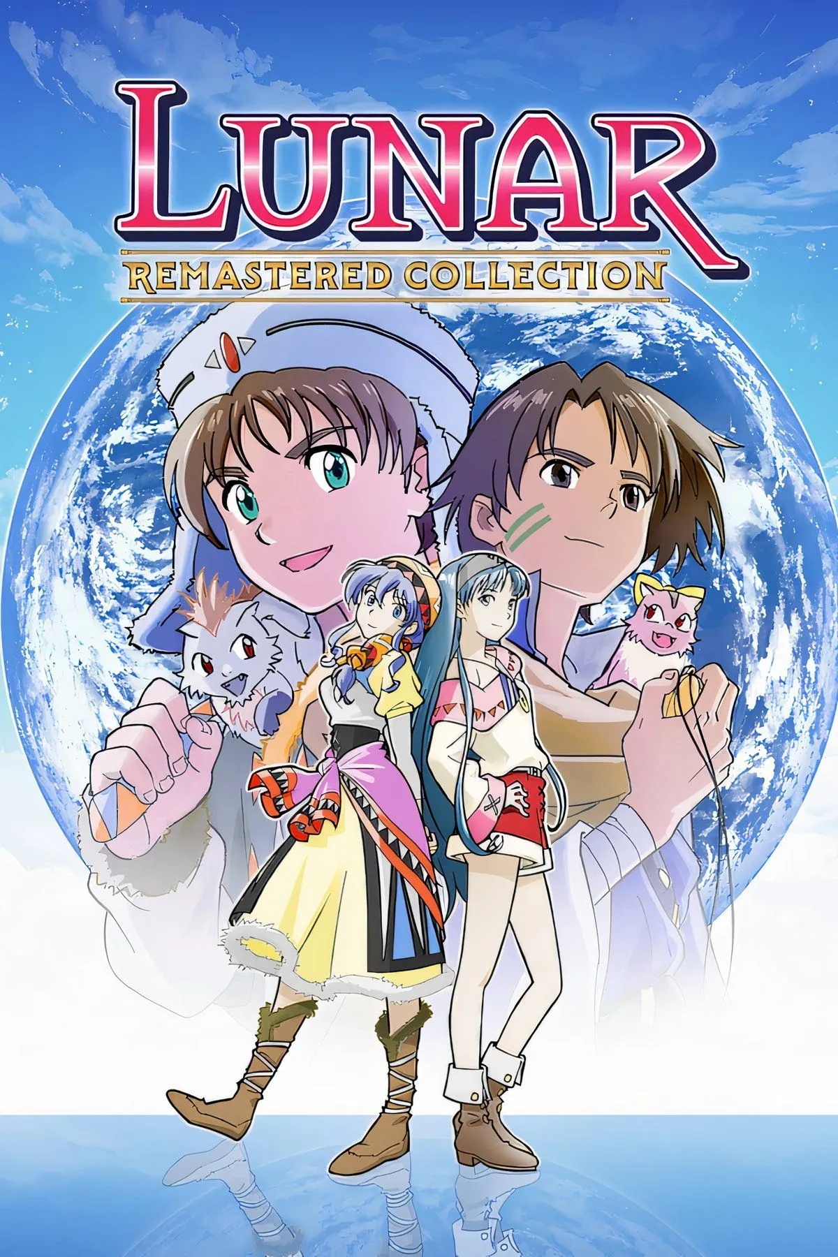 Bìa game Lunar Remastered Collection, một tựa game JRPG kinh điển.