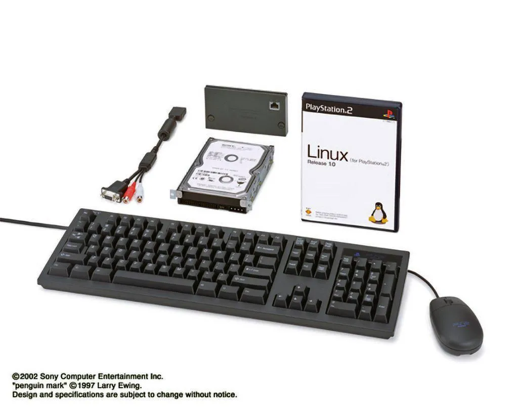 Bộ kit Linux chính thức dành cho PlayStation 2 của Sony