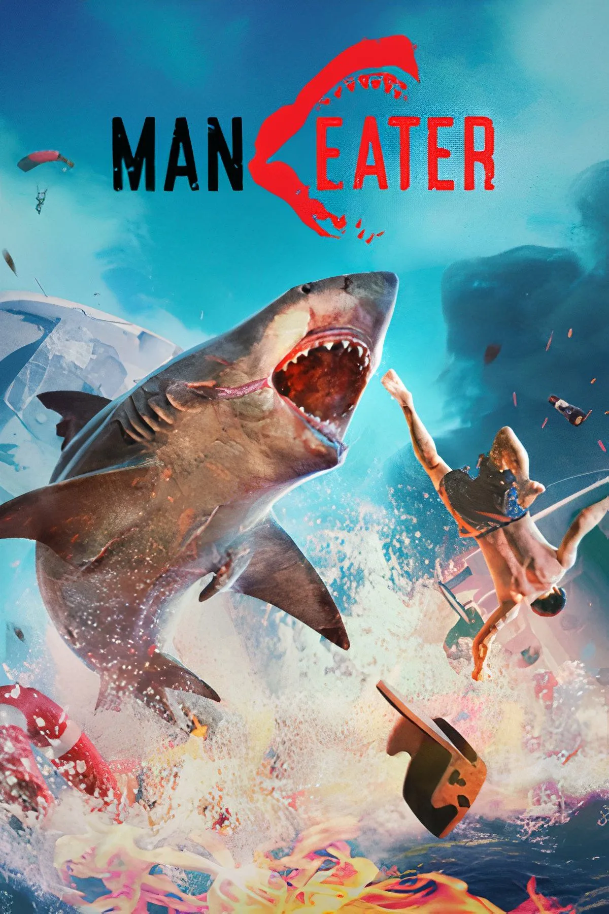 Cá mập săn mồi dưới làn nước biển trong Maneater, game nhập vai hành động độc đáo