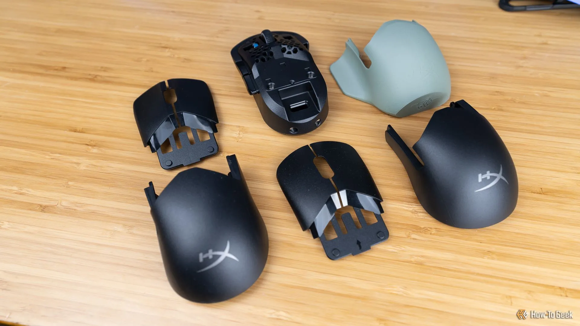 Các bộ vỏ và nút chuột HyperX Pulsefire Saga Pro có thể in 3D để tùy biến cá nhân
