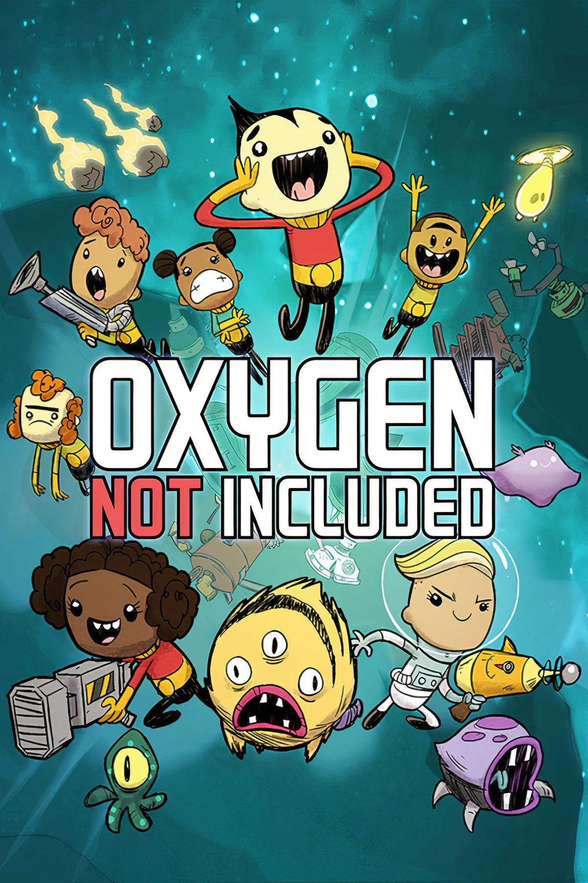 Các nhân vật &quot;dupes&quot; đang quản lý tài nguyên trong thuộc địa ngầm của Oxygen Not Included