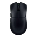Chuột gaming Razer Viper V3 Pro màu đen nổi bật trên nền trắng, thể hiện thiết kế công thái học tinh tế.