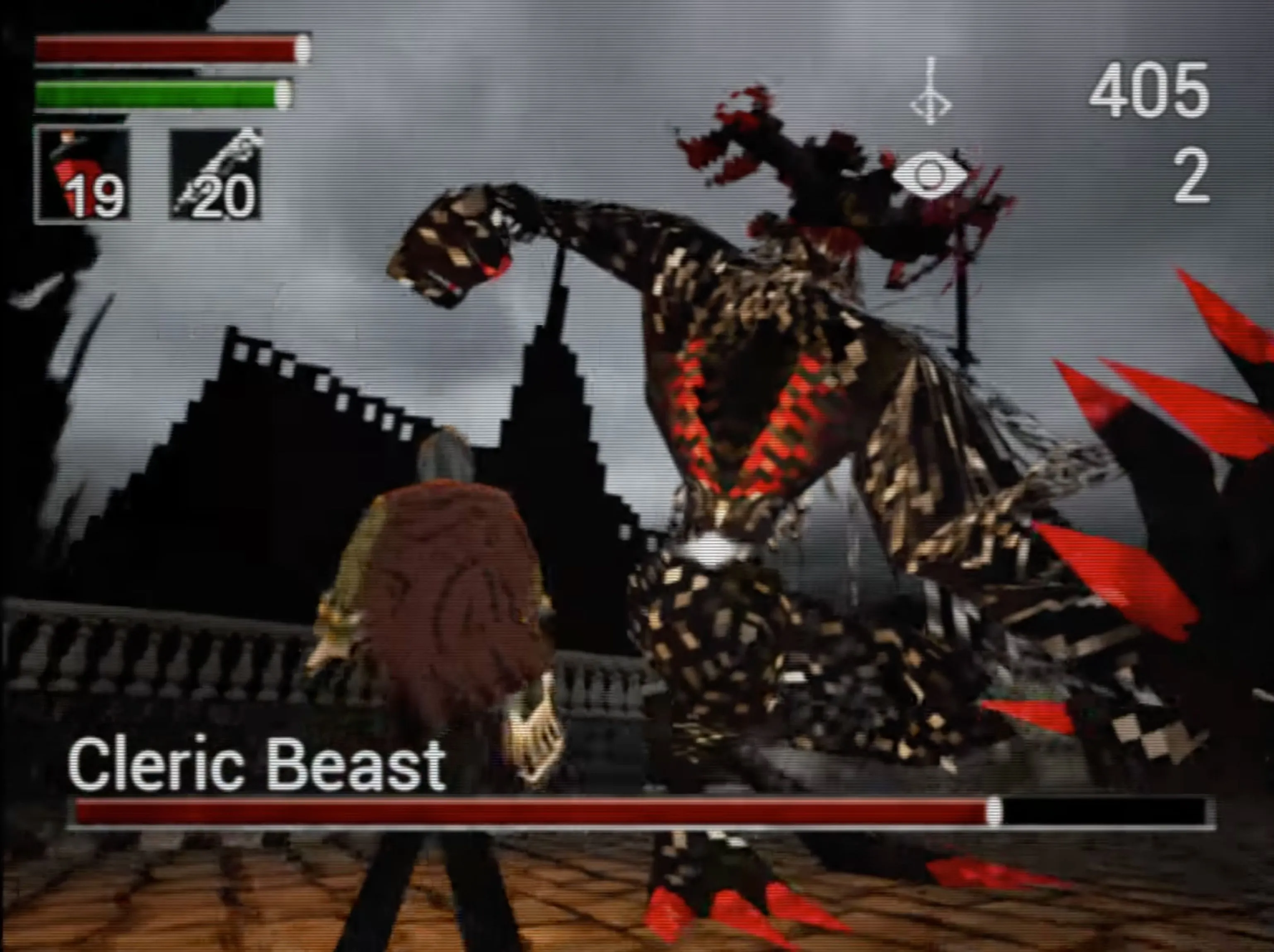 Demake của Bloodborne với phong cách đồ họa PlayStation 1.