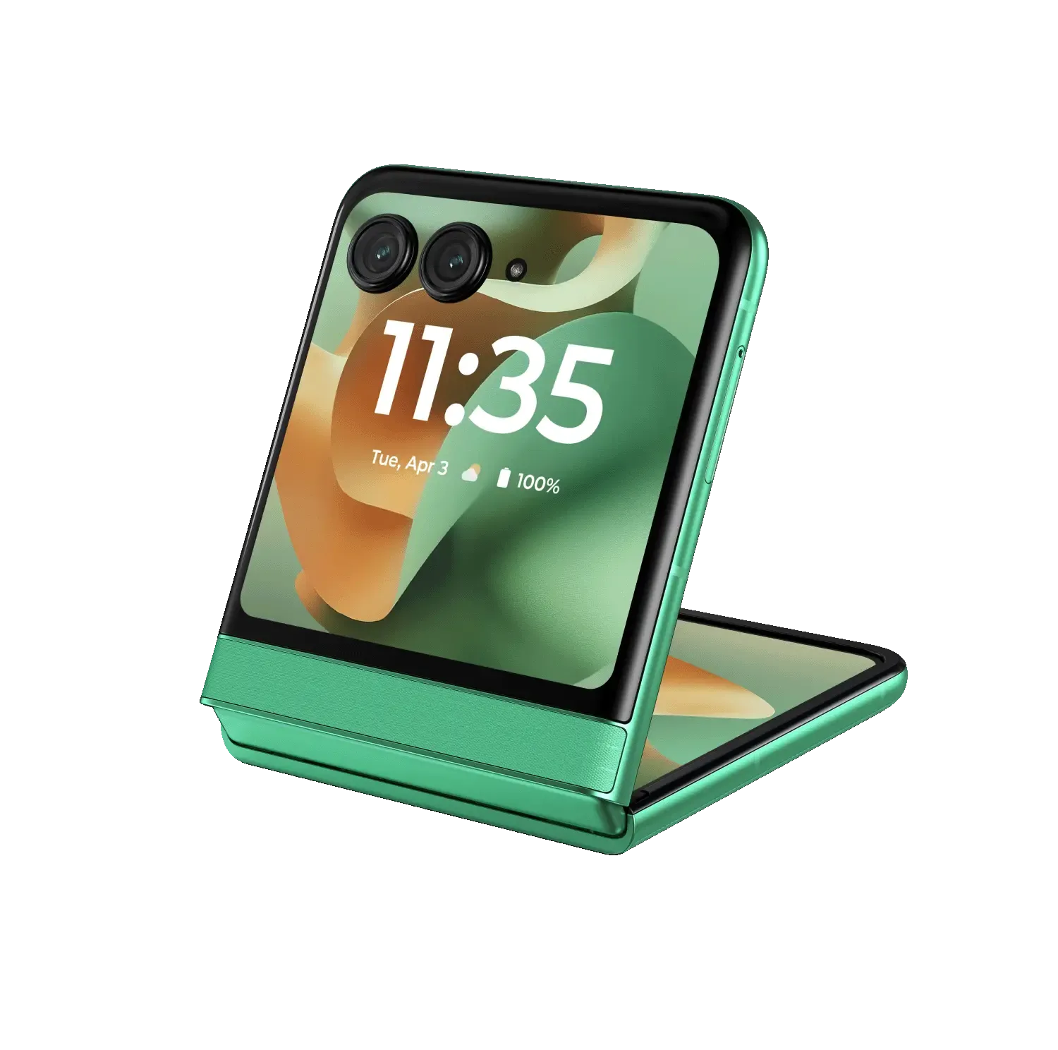 Điện thoại Moto Razr 2025 gập mở, nổi bật màn hình phụ lớn