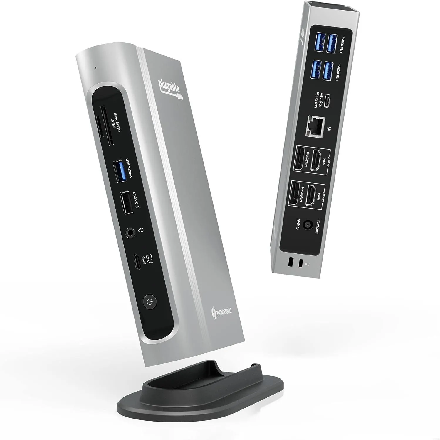 Docking station Plugable TBT4-UDZ Thunderbolt 4 và USB4 với nhiều cổng kết nối