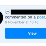 Email thông báo từ Facebook với nội dung chung chung, thiếu thông tin chi tiết.