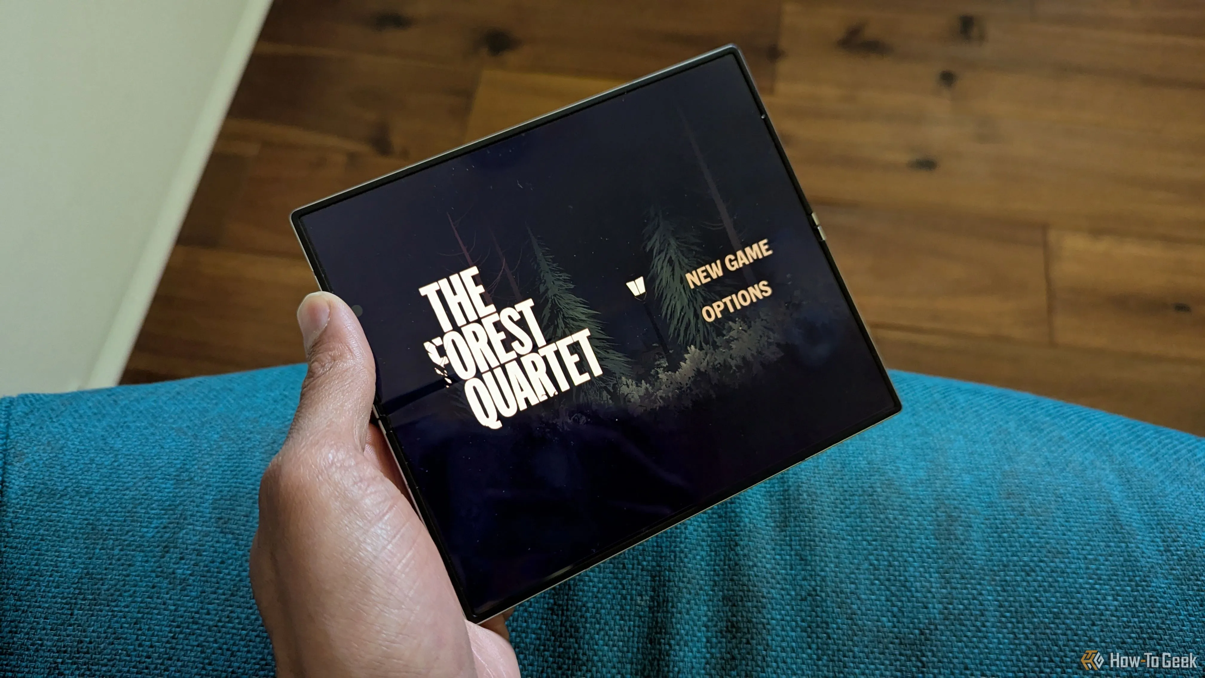 Game giải đố The Forest Quartet với đồ họa độc đáo trên màn hình Galaxy Z Fold 6