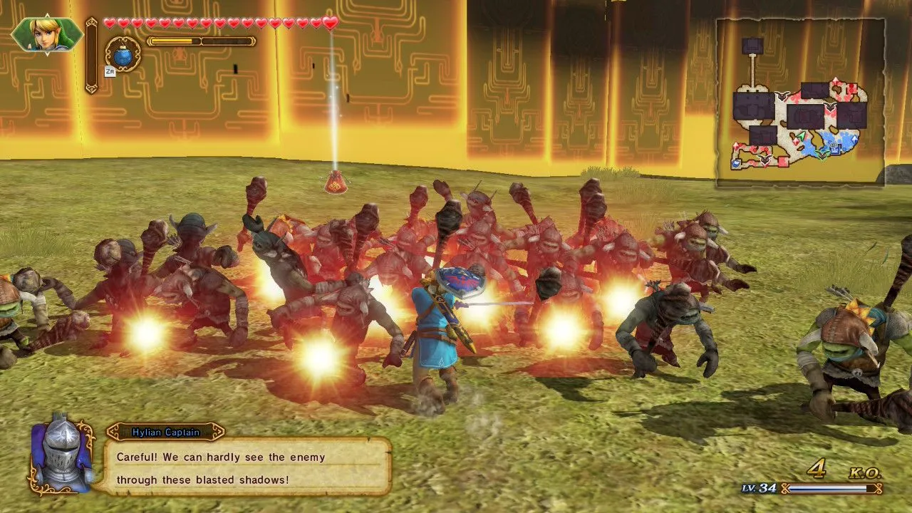 Game Hyrule Warriors chạy mượt mà trên phần cứng Nintendo Switch 2