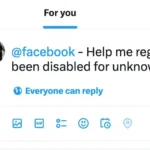 Gắn thẻ tài khoản Facebook chính thức trên nền tảng X (trước đây là Twitter) để thu hút sự chú ý và tìm kiếm hỗ trợ về tài khoản hoặc các vấn đề liên quan.