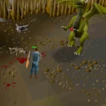 Giao diện game nhập vai trực tuyến Old School Runescape với các nhân vật và thế giới Gielinor trung cổ.