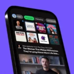 Giao diện tính năng 'Đang theo dõi' mới của Spotify giúp người dùng dễ dàng cập nhật các tập podcast mới nhất từ những chương trình đã đăng ký