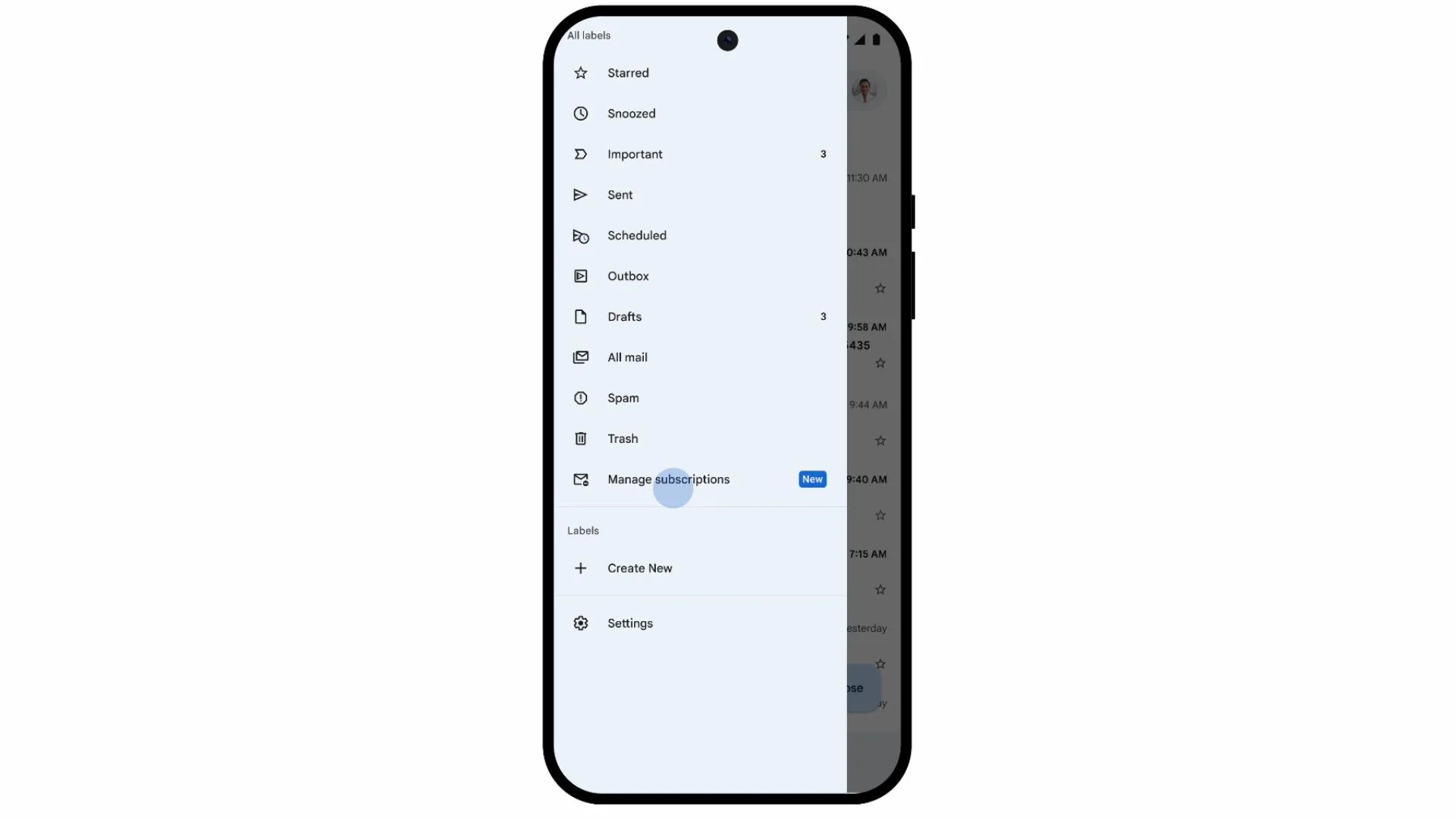 Giao diện tính năng Quản lý đăng ký mới trong Gmail giúp hủy email quảng cáo dễ dàng