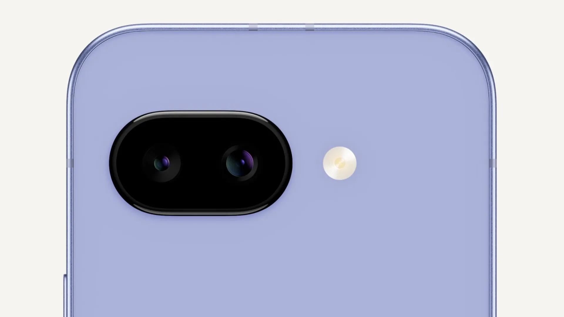 Hình ảnh cận cảnh camera sau của Pixel 9a