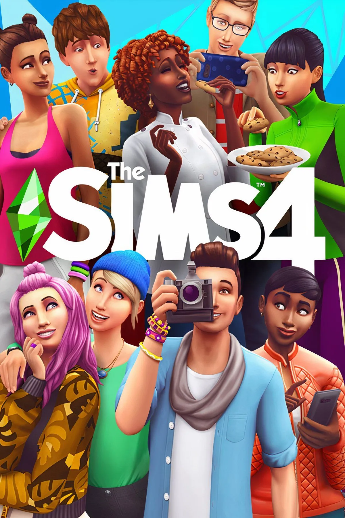 Hình ảnh gameplay The Sims 4 cho thấy nhân vật Sims đang tương tác trong ngôi nhà được thiết kế.