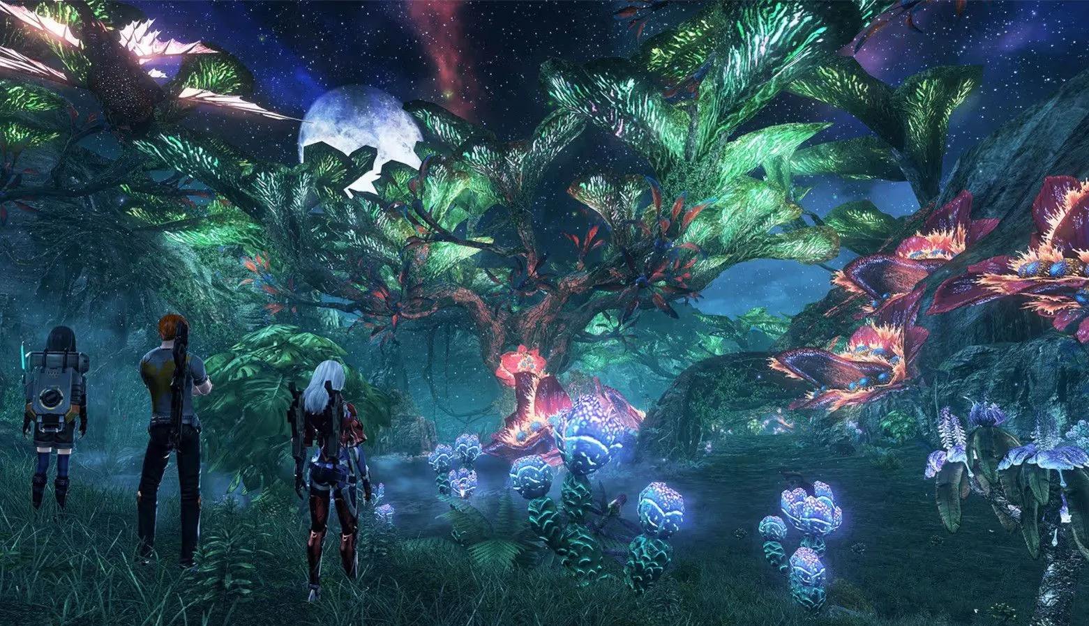 Hình ảnh minh họa đồ họa cải tiến trong game Xenoblade Chronicles X Definitive Edition, một ví dụ điển hình của remaster nâng cấp