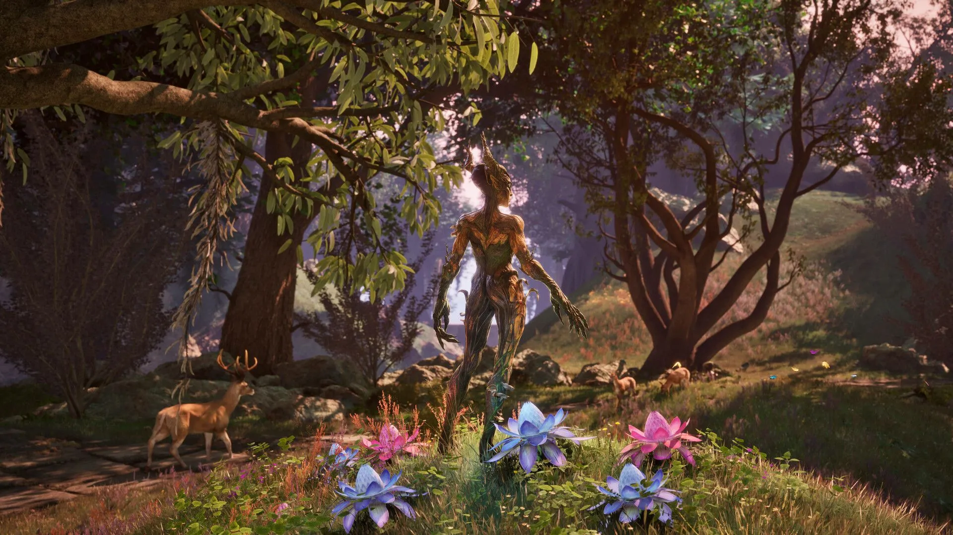 Hình ảnh một Spriggan trong The Elder Scrolls IV: Oblivion Remastered với đồ họa được nâng cấp.