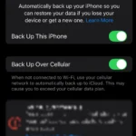 Hướng dẫn sao lưu iPhone thủ công lên iCloud