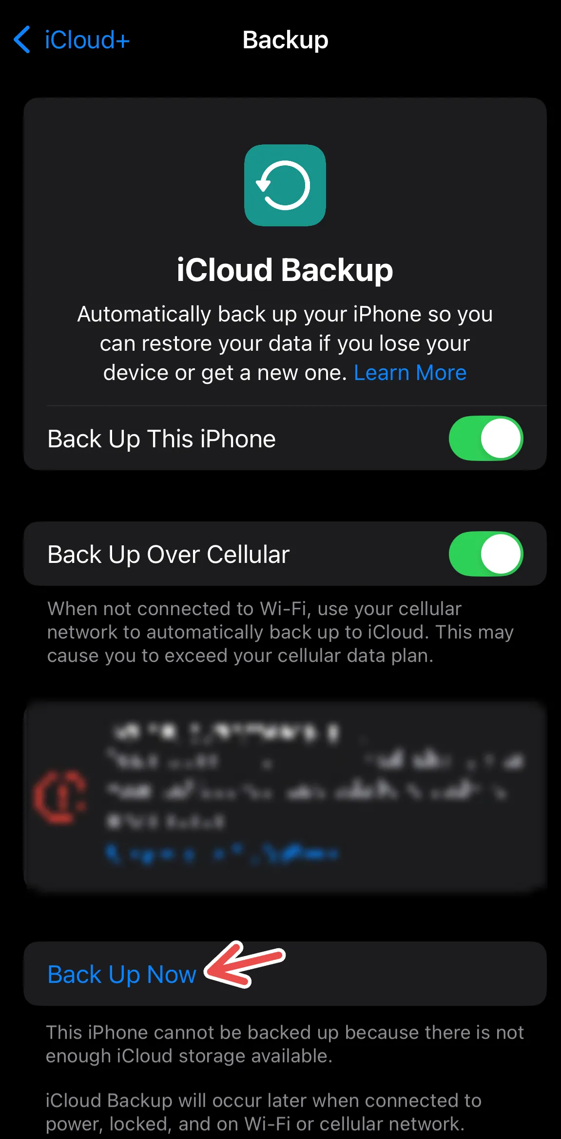 Hướng dẫn sao lưu iPhone thủ công lên iCloud