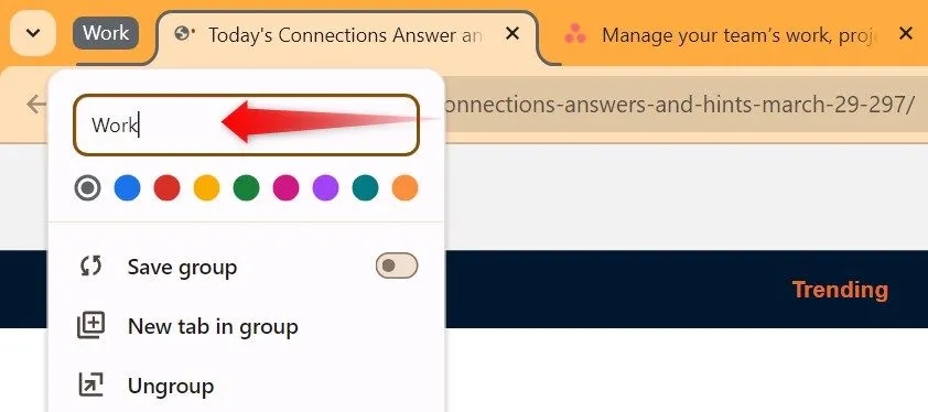 Hướng dẫn tạo nhóm tab mới trong Google Chrome để sắp xếp các tab làm việc