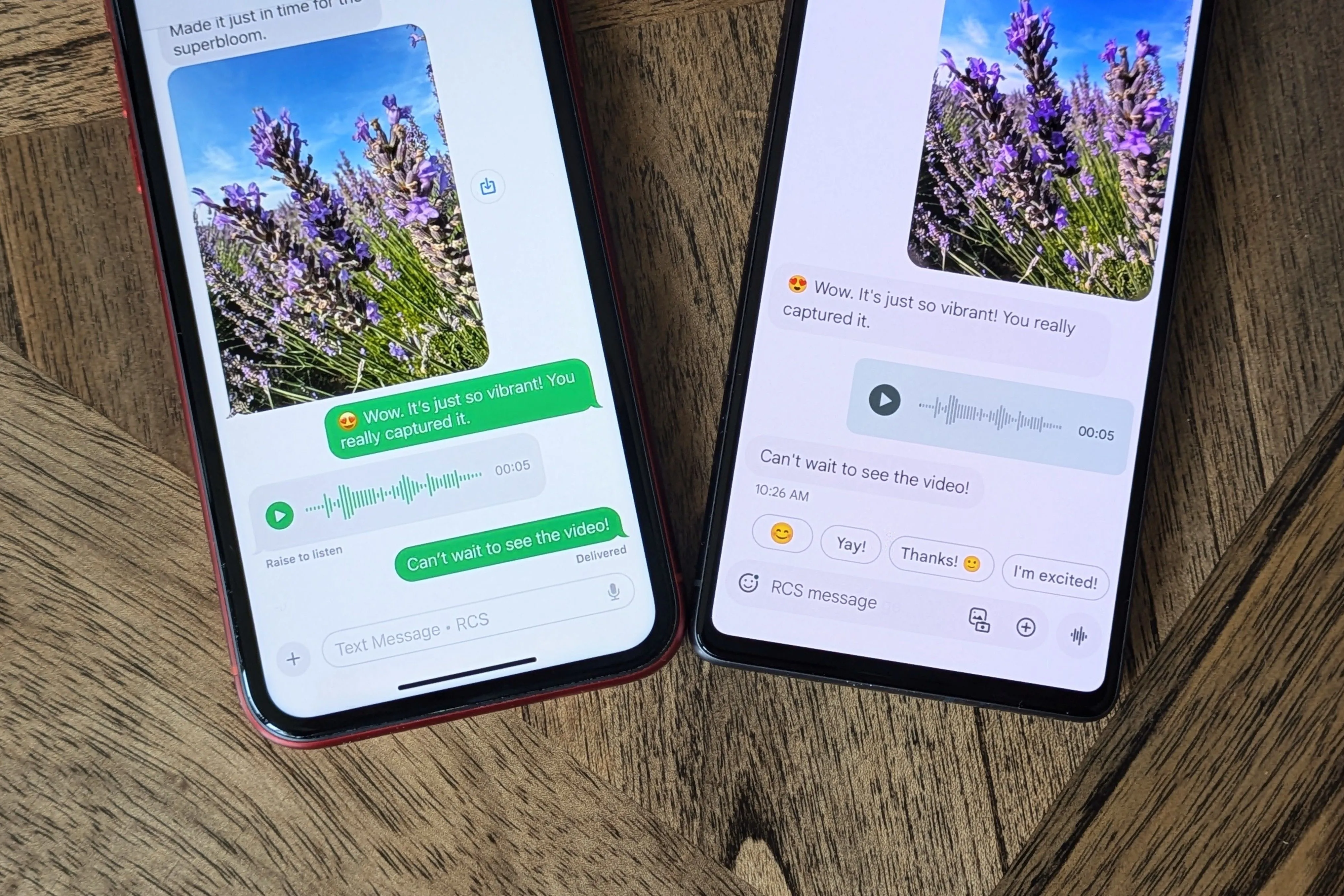 iPhone và điện thoại Android nhắn tin qua RCS