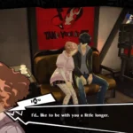 Joker và Haru hẹn hò trong Persona 5 Royal, minh họa mối quan hệ lãng mạn trong game.