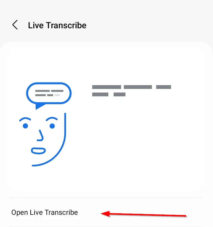 Kích hoạt tính năng Live Transcribe trên Samsung Galaxy