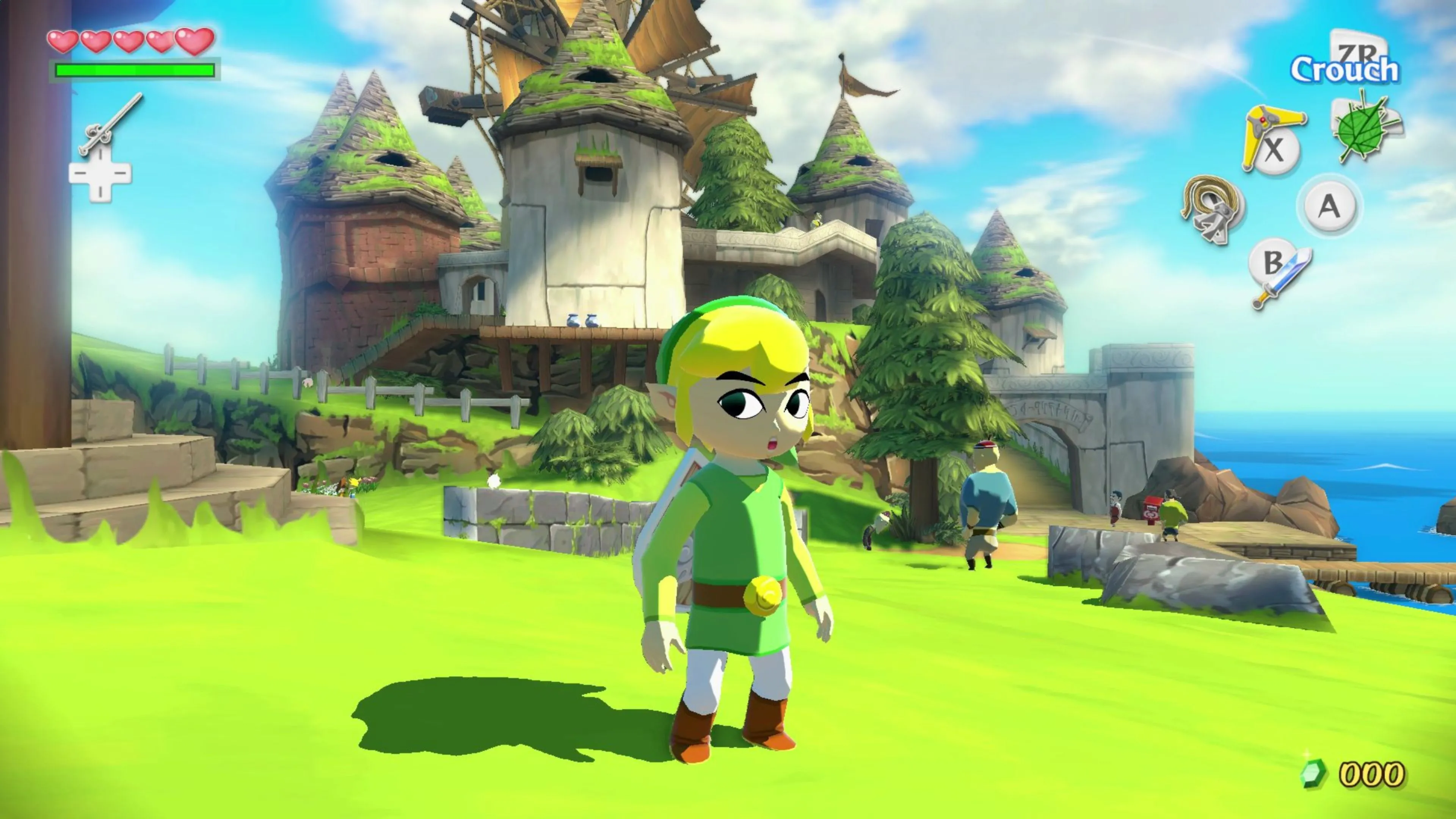Link và Tetra trong The Legend of Zelda: The Wind Waker HD, biểu tượng của Tam Giác Lực trong MTG.