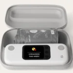 Máy đo huyết áp Withings BPM Vision hiển thị thông báo kết quả đo và lời khuyên sức khỏe