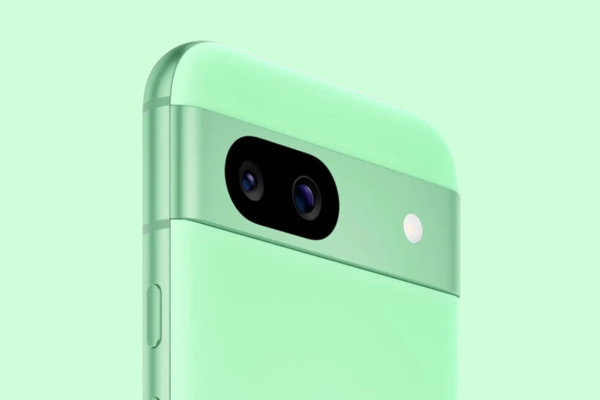 Mô-đun camera của Google Pixel 8a màu Aloe