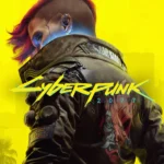 Một cảnh tổng hợp từ game Cyberpunk 2077 trên macOS, với hình ảnh nhân vật V và Night City rực rỡ.