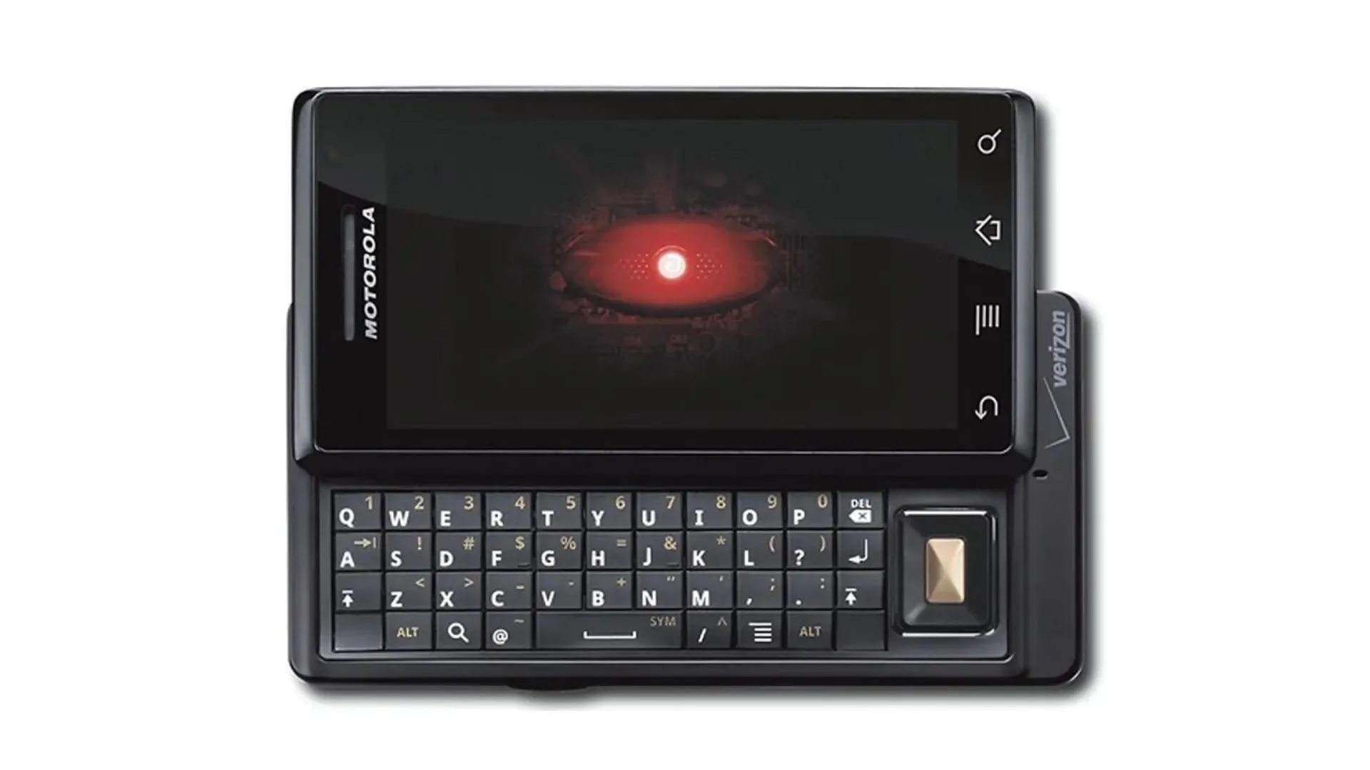 Motorola Droid, smartphone Motorola chạy Android 2.0 với màn hình sắc nét và bàn phím vật lý