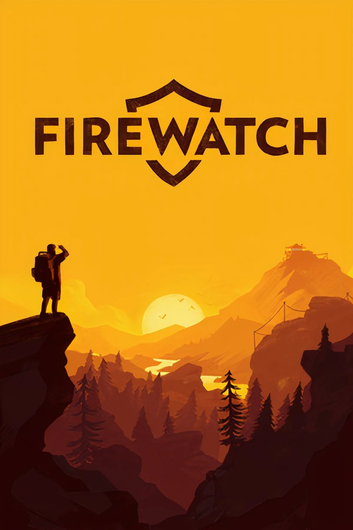 Người kiểm lâm trong Firewatch quan sát rừng Shoshone, game phiêu lưu cốt truyện sâu sắc