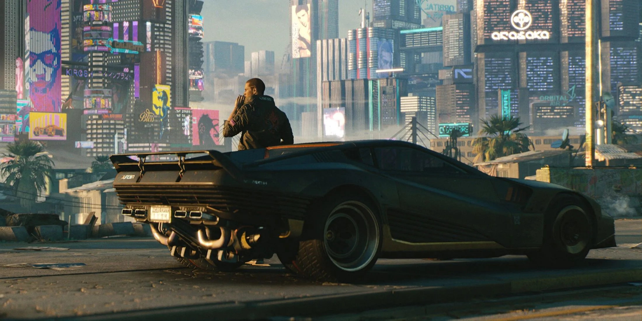 Nhân vật V đang đối mặt với thử thách trong một nhiệm vụ tại Cyberpunk 2077.