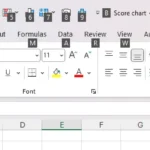 Phím Alt trong Excel kích hoạt các chữ cái gợi ý trên giao diện Ribbon, giúp điều hướng nhanh chóng.