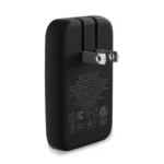 Sạc tường Satechi OntheGo 67W siêu mỏng màu đen trên nền trắng