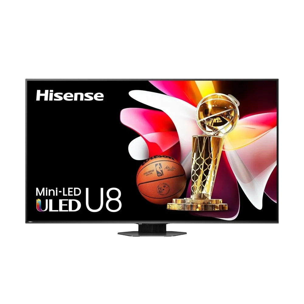 Smart TV Hisense U8 Mini-LED 75 inch với công nghệ QLED, mang đến trải nghiệm hình ảnh sắc nét và màu sắc sống động