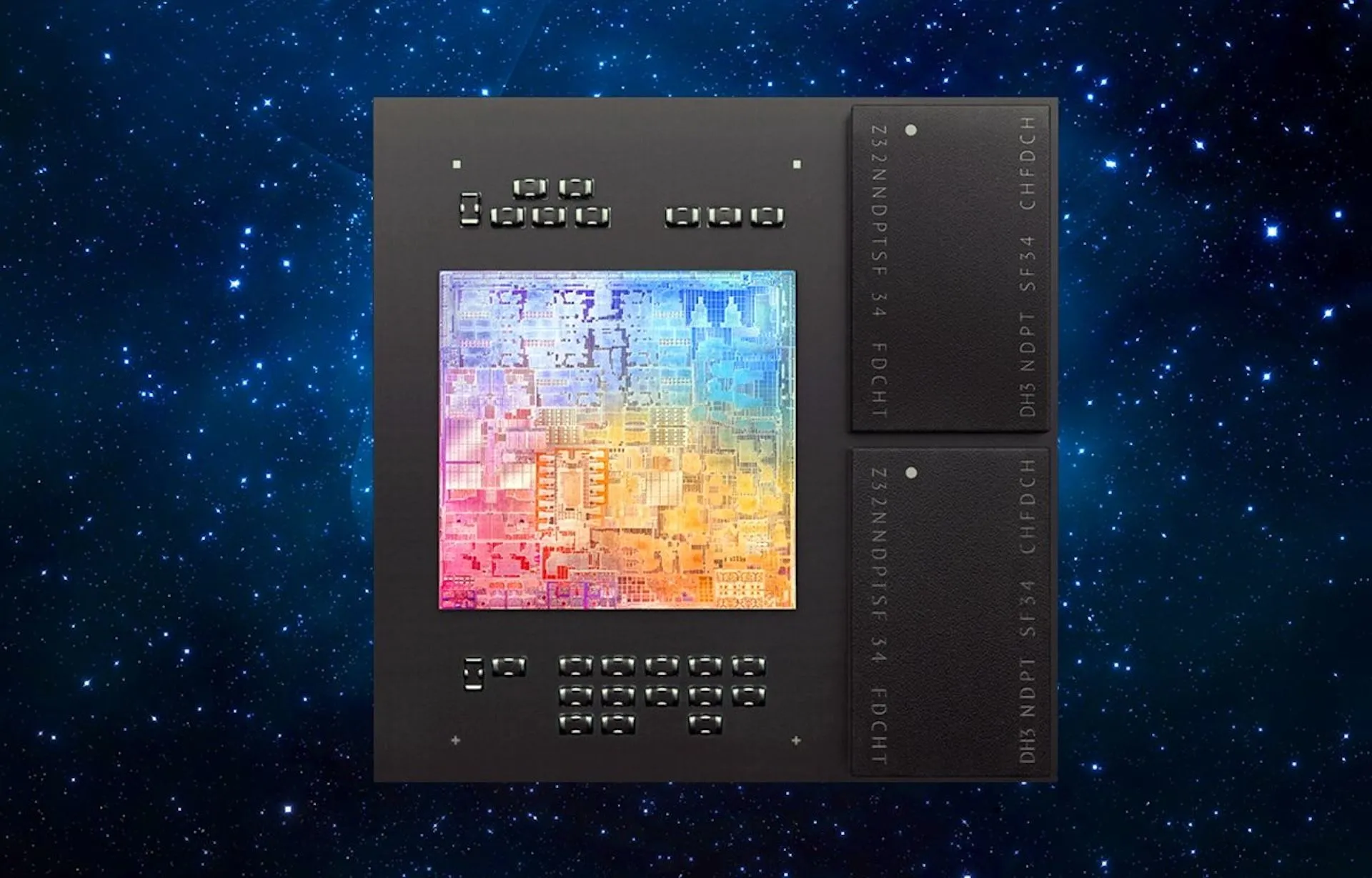 Sơ đồ minh họa bộ nhớ thống nhất (Unified Memory) của chip Apple M1.