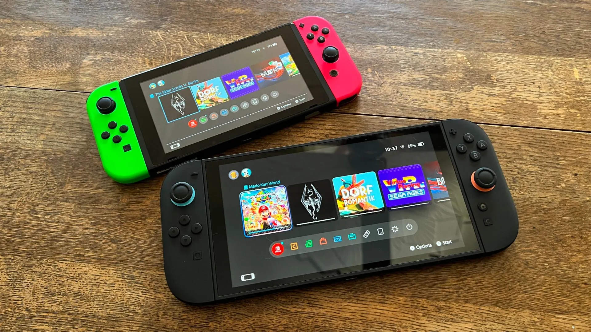So sánh kích thước và thiết kế Nintendo Switch 2 với phiên bản tiền nhiệm.