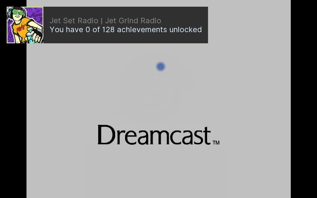 Thành tựu RetroAchievements cho game Dreamcast Jet Set Radio hiển thị trên Steam Deck.