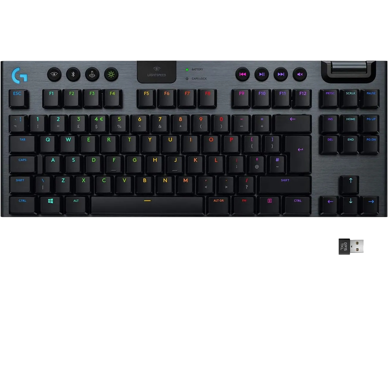 Thiết kế tổng quan bàn phím Logitech G915 TKL Lightspeed