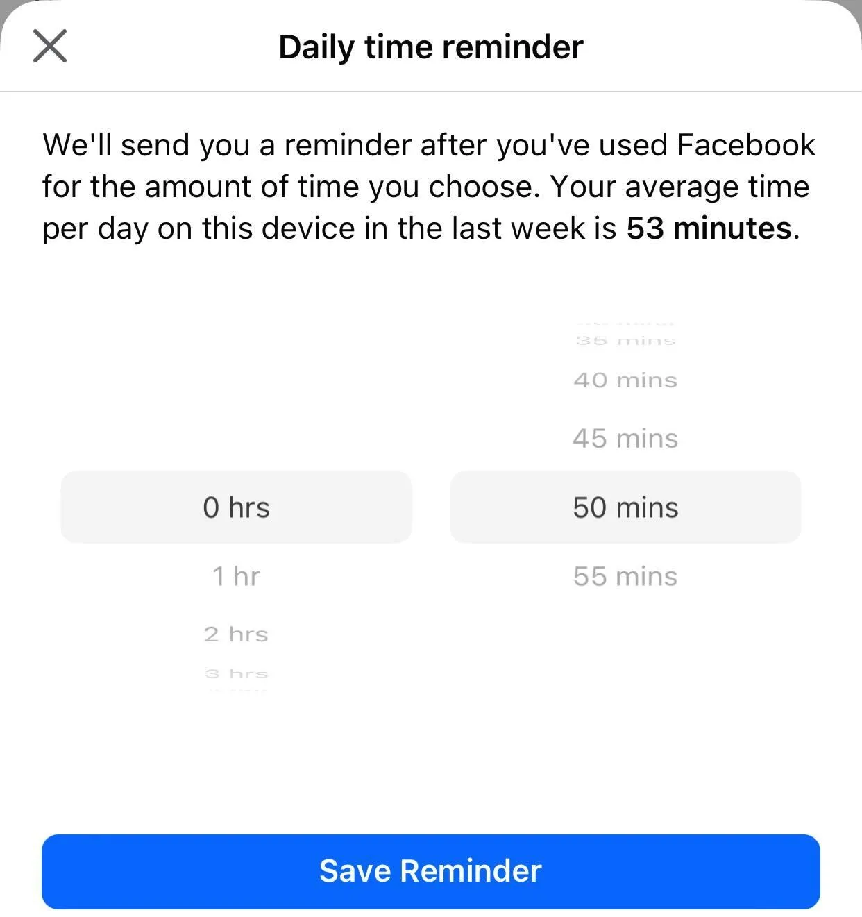 Thiết lập giới hạn thời gian sử dụng Facebook hàng ngày để quản lý thời gian hiệu quả