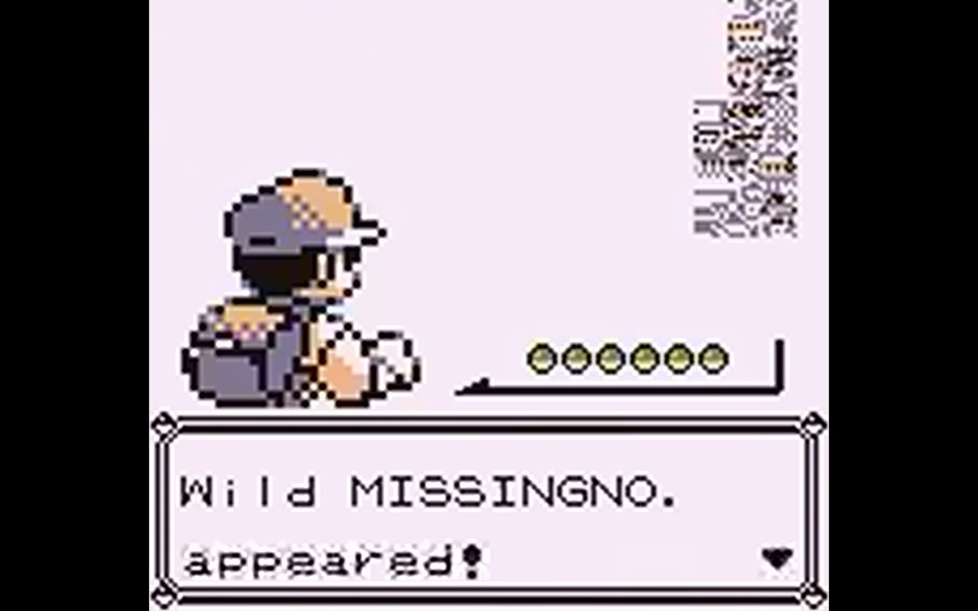 Trận chiến với MissingNo trong Pokémon Red và Blue, một lỗi game kỳ lạ tạo nên văn hóa cộng đồng
