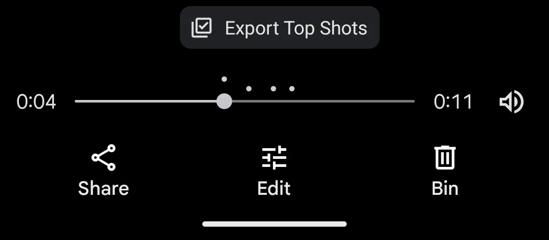 Trích xuất ảnh tĩnh chất lượng cao từ video Pixel với Top Shot