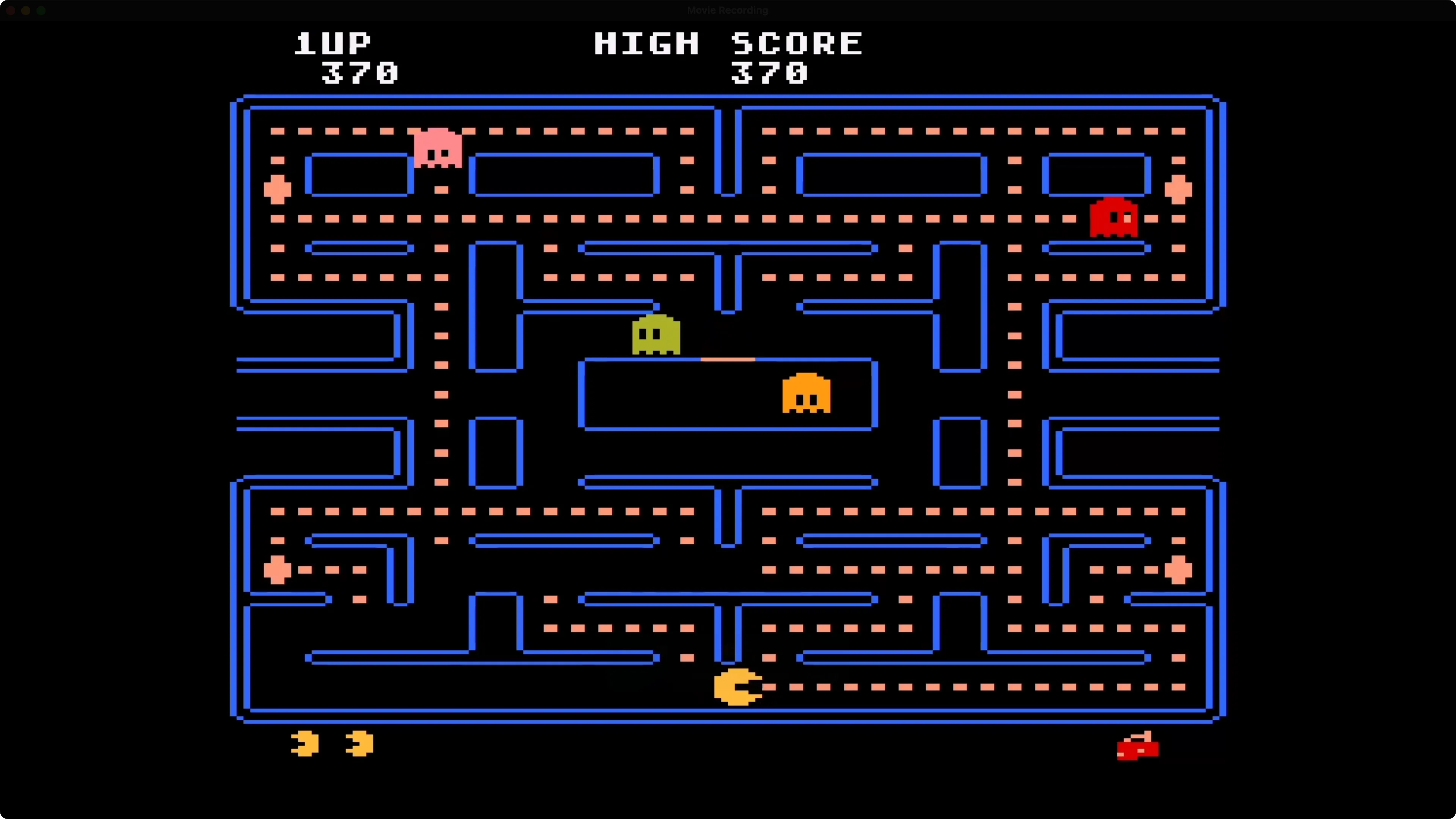 Tựa game cổ điển Pac-Man trên Atari cũng gặp lỗi âm thanh khi chạy trên Apple TV.
