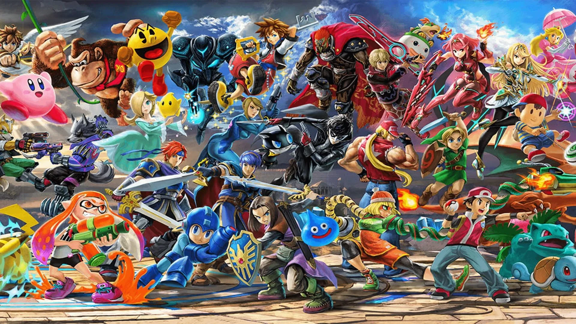 Tuyến nhân vật đông đảo trong Super Smash Bros. Ultimate, phù hợp cho một bộ bài MTG đa dạng.